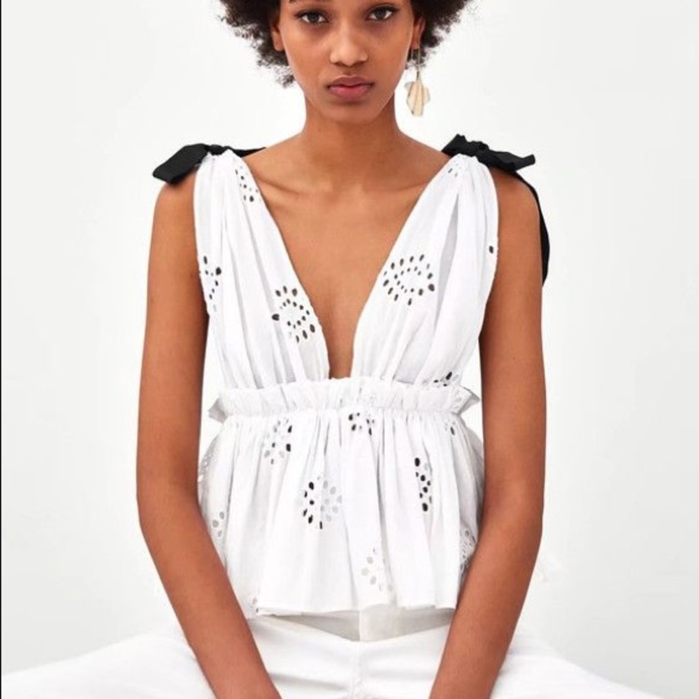ZARA lace top